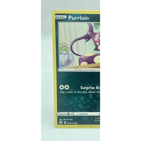 Purrloin 090/172 SWSH Brilliant Stars Non-Holo Pokemon TCG Mint Unplayed - Picture 2 of 6